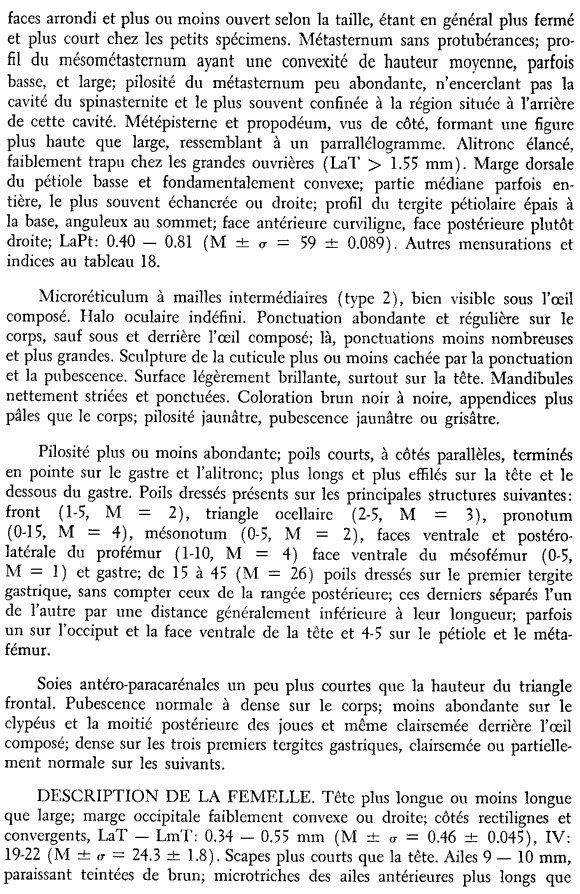 the original species description for Formica podzolica (second page)